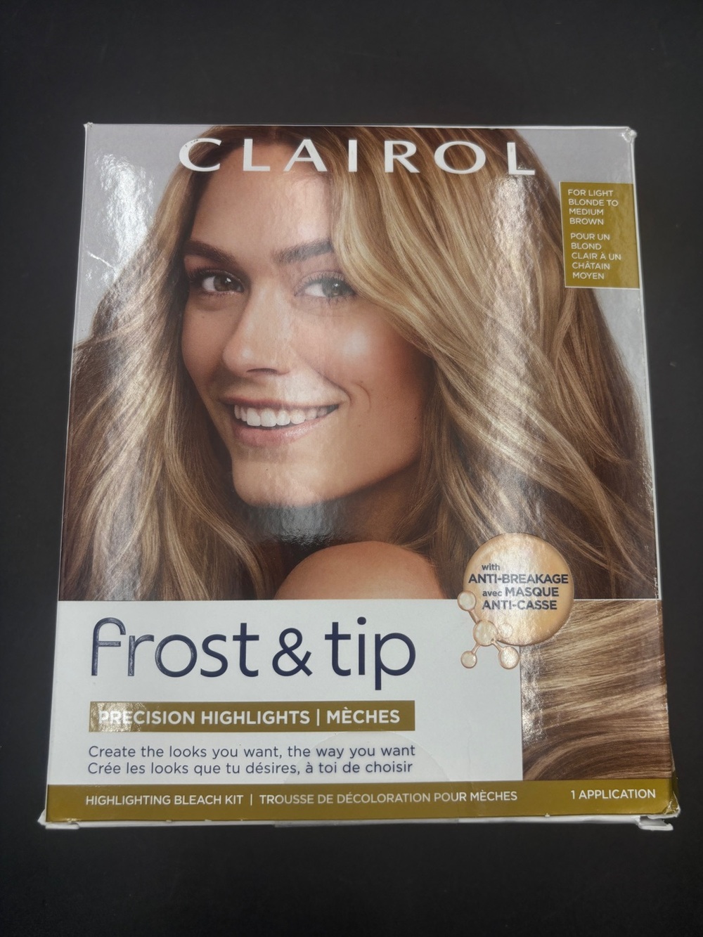 Clairol Frost & Tip Precision Highlights Dye Kit Light Blonde to Medium Brown